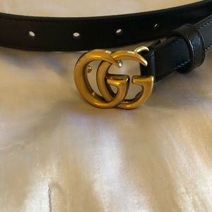 Authentic thin Gucci belt